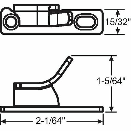 STRYBUC Sash Lock Keeper 50-1117